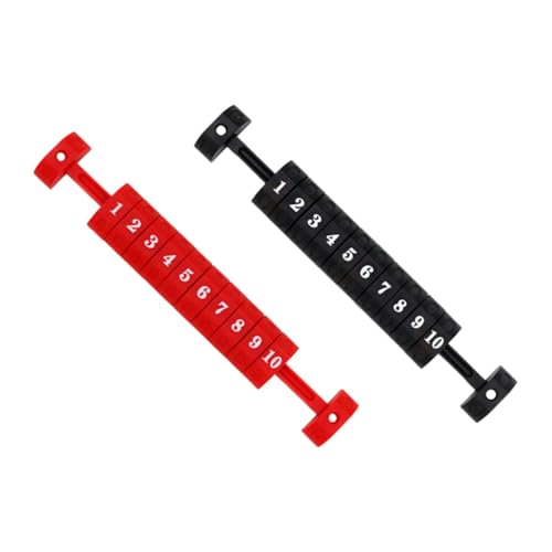 UPKOCH 2 Stück Multifunktionale Tischspiel Zählleiste Teilig Bootförmige Fußball Tischkicker Punktanzeiger in Schwarz und Rot Kompakte Langlebige Zähler für Präzises Spielergebnis UPKOCH 2 Stück Multifunktionale Tischspiel Zählleiste Teilig Bootförmige Fußball Tischkicker Punktanzeiger in Schwarz und Rot Kompakte Langlebige Zähler für Präzises Spielergebnis von UPKOCH