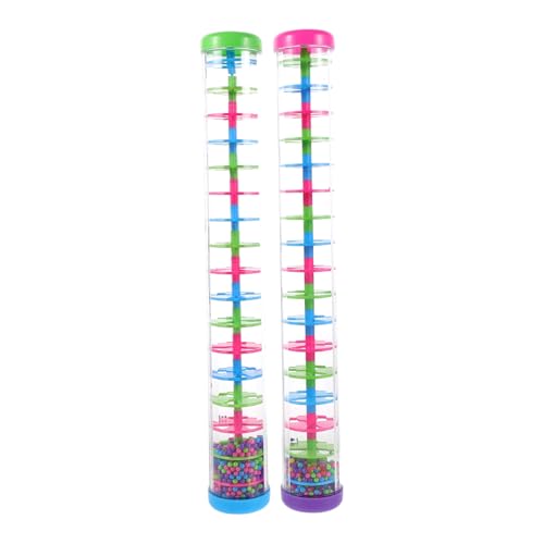 UPKOCH 2 Stück Orff Musiklehrmittel Regenstab Für Babys Regenstab Sensorisches Regenmusikinstrument Regengeräuschmacher Kunststoff UPKOCH 2 Stück Orff Musiklehrmittel Regenstab Für Babys Regenstab Sensorisches Regenmusikinstrument Regengeräuschmacher Kunststoff von UPKOCH
