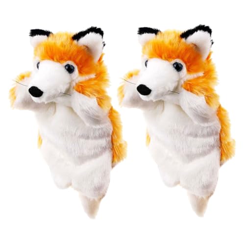 UPKOCH 2 Stück Plüsch Fuchs Handpuppen mit Beweglichem Mund Weiche Tier Handpuppen für Interaktives Rollenspiel und Kreatives Geschichtenerzählen für Jungen und Mädchen UPKOCH 2 Stück Plüsch Fuchs Handpuppen mit Beweglichem Mund Weiche Tier Handpuppen für Interaktives Rollenspiel und Kreatives Geschichtenerzählen für Jungen und Mädchen von UPKOCH