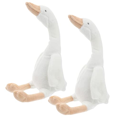 UPKOCH 2 Stück Plüschtier Weiße Gänse Gefüllt Kuscheltier Stofftier Kuschelkissen Dekoration Schlafzimmer UPKOCH 2 Stück Plüschtier Weiße Gänse Gefüllt Kuscheltier Stofftier Kuschelkissen Dekoration Schlafzimmer von UPKOCH
