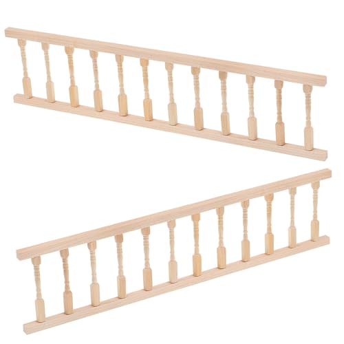 UPKOCH 2 Stück Puppenhaus Holz Handlauf Teiliges Zubehör für Rollenspiele Miniatur Dekoration Langlebig und Detailreich für Puppenhausliebhaber UPKOCH 2 Stück Puppenhaus Holz Handlauf Teiliges Zubehör für Rollenspiele Miniatur Dekoration Langlebig und Detailreich für Puppenhausliebhaber von UPKOCH