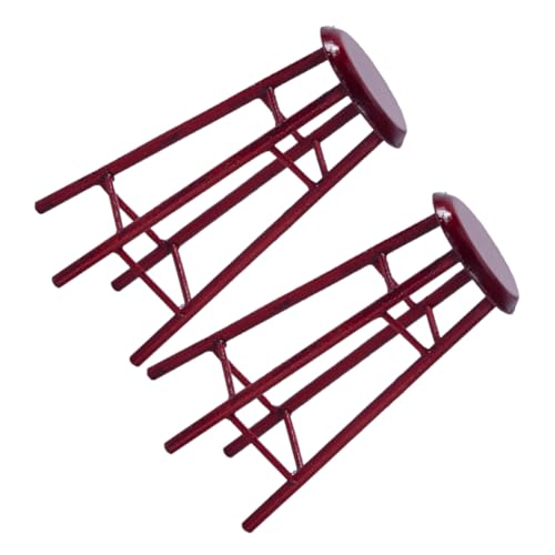 UPKOCH 2 Stück Puppenhaus Möbel Modell Roter Kleiner Runder Hocker für Miniatur Wohnzimmer Dekoration Realistisches Puppenhaus Zubehör UPKOCH 2 Stück Puppenhaus Möbel Modell Roter Kleiner Runder Hocker für Miniatur Wohnzimmer Dekoration Realistisches Puppenhaus Zubehör von UPKOCH