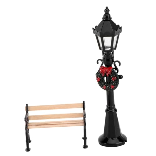 UPKOCH 2 Stück Puppenhaus kinderspielzeug für DIY Landschaft Dekoration Modellbau Desktop-Ornament Sitz Figur Park Tür Miniaturdekoration Mini Hauslicht Plastik UPKOCH 2 Stück Puppenhaus kinderspielzeug für DIY Landschaft Dekoration Modellbau Desktop-Ornament Sitz Figur Park Tür Miniaturdekoration Mini Hauslicht Plastik von UPKOCH