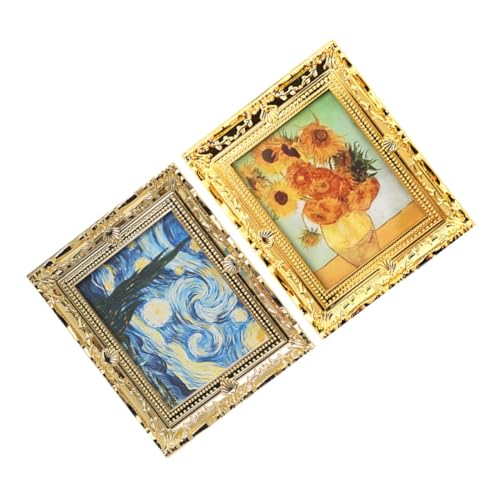 UPKOCH 2 Stück Puppenhausrahmen Mini Ölgemälde Winziges Ölgemälde Basteln Mini Gemälde Modell Mini Hausbedarf Winziges Hausdekor Mini Ölgemälde Mini Gemälde Basteln Foto UPKOCH 2 Stück Puppenhausrahmen Mini Ölgemälde Winziges Ölgemälde Basteln Mini Gemälde Modell Mini Hausbedarf Winziges Hausdekor Mini Ölgemälde Mini Gemälde Basteln Foto von UPKOCH
