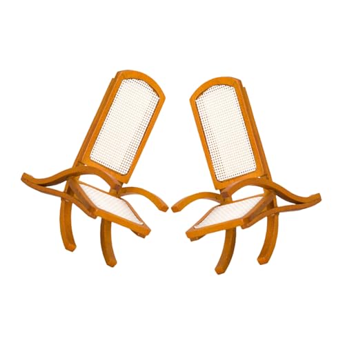 UPKOCH 2 Stück Puppenhausstühle Mini Stuhl Miniatur Sofastuhl Mini Puppenhausmöbel Miniaturstuhl Modellstuhl Miniaturmöbel Für Puppenhaus Stuhlmodelle von UPKOCH