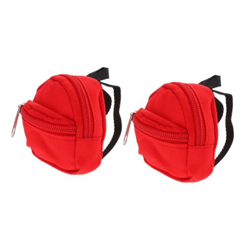 UPKOCH 2 Stück Puppenrucksack Mini-Schultasche Für Puppen Puppenschulzubehör Miniatur-puppenzubehör Minipuppenmode Süße Schultaschen Für Puppen Mini-puppengepäck Polyester Rot UPKOCH 2 Stück Puppenrucksack Mini-Schultasche Für Puppen Puppenschulzubehör Miniatur-puppenzubehör Minipuppenmode Süße Schultaschen Für Puppen Mini-puppengepäck Polyester Rot von UPKOCH