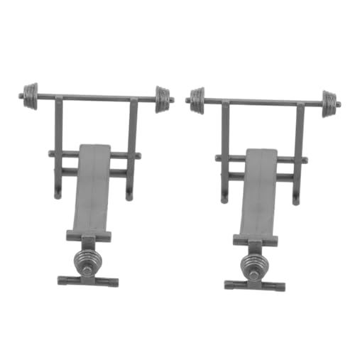 UPKOCH 2 Stück Realistische Gymnastic Zubehör für Puppenhaus Lifelike Hanteln Gewichtsbänke für DIY Miniatur Landschaften und Kreative Projekte UPKOCH 2 Stück Realistische Gymnastic Zubehör für Puppenhaus Lifelike Hanteln Gewichtsbänke für DIY Miniatur Landschaften und Kreative Projekte von UPKOCH