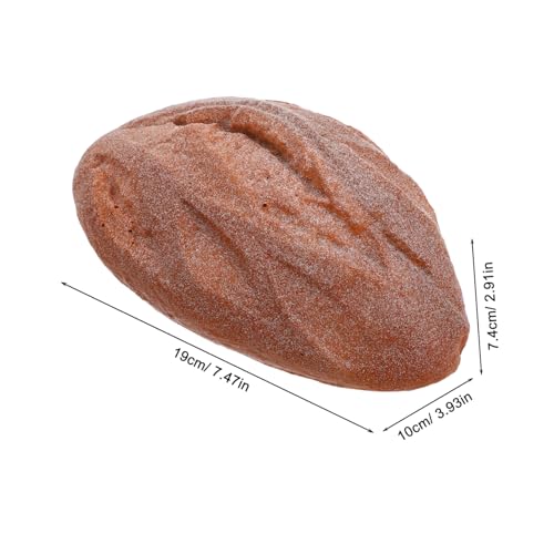 UPKOCH 2 Stück Rollenspiel Lebensmitteldekor Brot Lebensmittelspielzeug Kunstbrot Simulation Realistisches Falsches Brot Lebensechte Brotsimulation Requisiten Brotmodell Gefälschter von UPKOCH