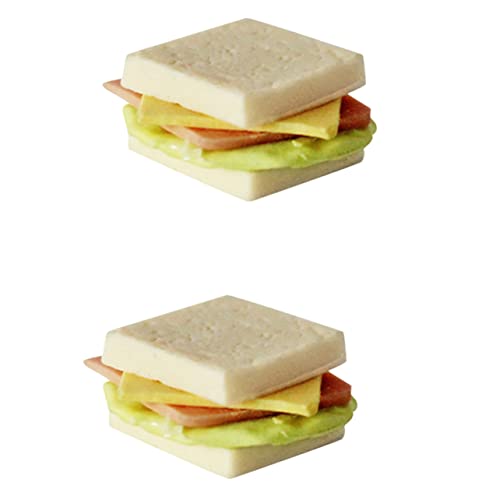 UPKOCH 2 Stück Sandwich Modell Lebensmittel Hamburger Ornamente Für Modelle Simulation Sandwiches Spielhaus Requisiten Miniatur Sandwiches Ornament Gefälschte Sandwiches UPKOCH 2 Stück Sandwich Modell Lebensmittel Hamburger Ornamente Für Modelle Simulation Sandwiches Spielhaus Requisiten Miniatur Sandwiches Ornament Gefälschte Sandwiches von UPKOCH