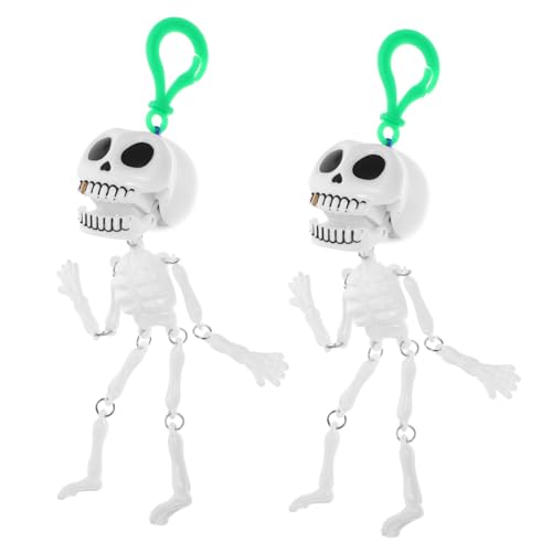 UPKOCH 2 Stück Schädel Halloween Halloween Toys witzige wichtelgeschenke lustig funnytoys Streich dehnbares Skelettspielzeug Party klein Halloween-Skelett UPKOCH 2 Stück Schädel Halloween Halloween Toys witzige wichtelgeschenke lustig funnytoys Streich dehnbares Skelettspielzeug Party klein Halloween-Skelett von UPKOCH