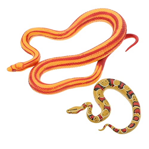 UPKOCH 2 Stück Schlangenmodell plastiktiere für schlangen realistisch kleine Schlangenfiguren Schlangenerkennungsmodell Künstliches Schlangenornament Tierfigur UPKOCH 2 Stück Schlangenmodell plastiktiere für schlangen realistisch kleine Schlangenfiguren Schlangenerkennungsmodell Künstliches Schlangenornament Tierfigur von UPKOCH