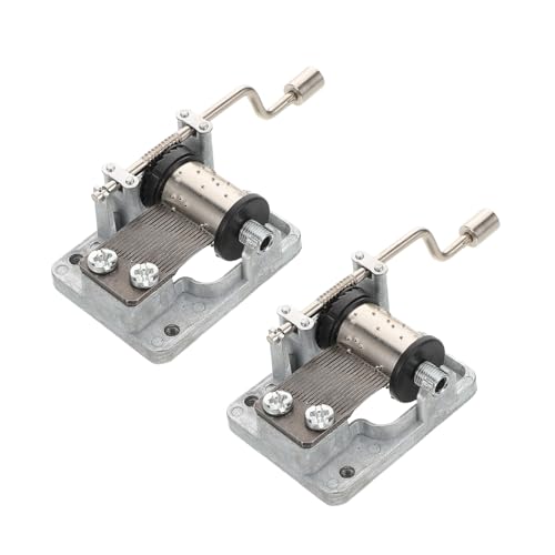 UPKOCH 2 Stück Silbern Beschichteter Mechanismus mit für DIY Spieluhren für Bastelprojekte und UPKOCH 2 Stück Silbern Beschichteter Mechanismus mit für DIY Spieluhren für Bastelprojekte und von UPKOCH