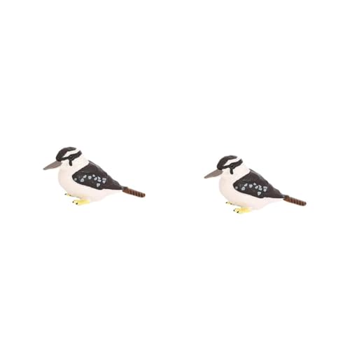 UPKOCH 2 Stück Simulation Vogelmodell für kinderspielzeug Tierfigur Dekoration spielsachen autodeko Simulationsvogelschmuck Vogelimitat als Plastik von UPKOCH