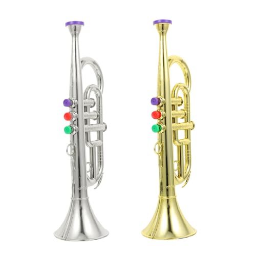UPKOCH Sicheres Trompeten-musikspielzeug Für Kinder Pädagogisches Instrumentenmodell Zur Interessenentwicklung von UPKOCH