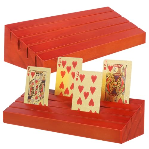 UPKOCH 2 Stück Spielkartensockel aus Holz Spielkarten Stehen Kommandantendeck spielkartenhalter für senioren spielkartenständer Holzständer Kartenhalter für Spielkarten Kiefernholz Brown UPKOCH 2 Stück Spielkartensockel aus Holz Spielkarten Stehen Kommandantendeck spielkartenhalter für senioren spielkartenständer Holzständer Kartenhalter für Spielkarten Kiefernholz Brown von UPKOCH