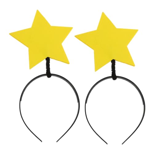 UPKOCH 2 Stück Stirnbänder Leichte Stern haarbänder Lustige Kostüm accessoires für Halloween Party Festival Bühnenauftritte Strapazierfähiges Sicheres Plastik für Mädchen von UPKOCH