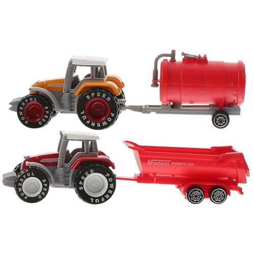 UPKOCH 2 Stück Teiliges Bauernhof Traktor spielzeugset für Kleinkinder Robustes Kunststoffmodell mit Realistischem Design Kindgerechtes Fahrzeugspielzeug Fantasie Hand Auge koordination UPKOCH 2 Stück Teiliges Bauernhof Traktor spielzeugset für Kleinkinder Robustes Kunststoffmodell mit Realistischem Design Kindgerechtes Fahrzeugspielzeug Fantasie Hand Auge koordination von UPKOCH