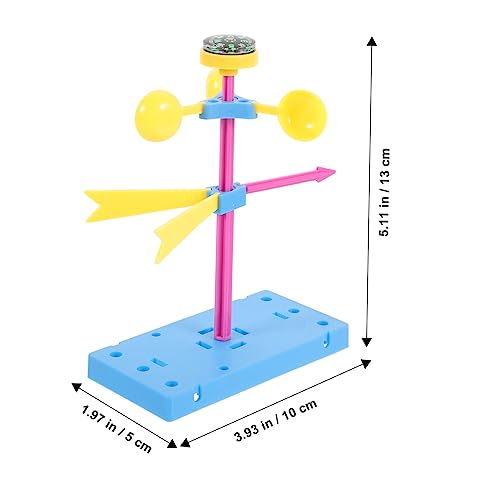 UPKOCH 2 Stück Teiliges DIY Windrichtungsanzeiger aus Kindersicherem Pädagogisches Experimentierspielzeug Hand Auge Koordination und Wissensentdeckung für Ab Jahren von UPKOCH