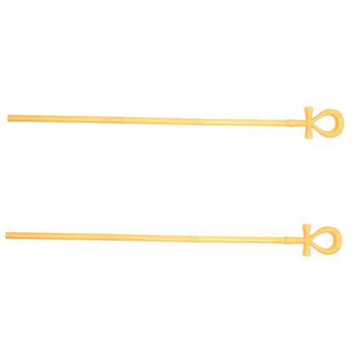 UPKOCH 2 Stück Teiliges Halloween Requisiten Pharaonen Stab Leichtes Robustes Ägyptisches Kostüm Zubehör für Cosplay Theater Themenpartys und Rollenspiele UPKOCH 2 Stück Teiliges Halloween Requisiten Pharaonen Stab Leichtes Robustes Ägyptisches Kostüm Zubehör für Cosplay Theater Themenpartys und Rollenspiele von UPKOCH