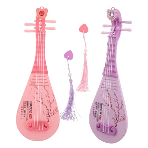 UPKOCH 2 Stück Teiliges Lutscher Pipa Modell mit Realistischem Design und Sound-licht-Effekten Montessori Musikinstrument für Kleinkinder zur Frühförderung und Spielerischem Musiklernen von UPKOCH
