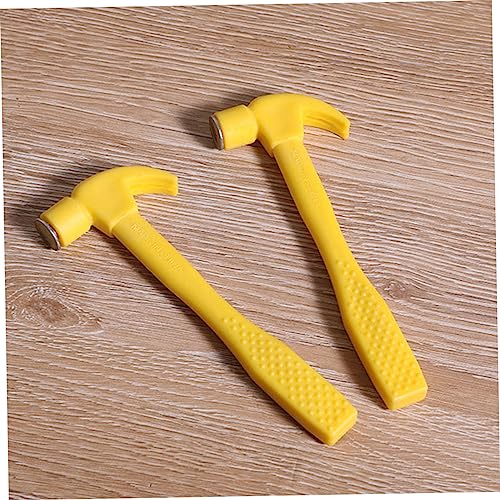 UPKOCH 2 Stück Teiliges Mini Hammer Kinderklopfer Leicht und Sicher Abgerundete Kanten Robustes Material Tragbar für Indoor Outdoor Pädagogisches Werkzeug für Geburtstag und Party von UPKOCH