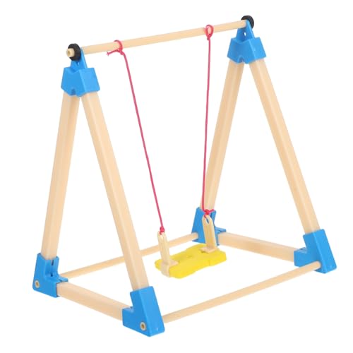 UPKOCH 2 Stück Teiliges Miniatur Puppenhaus Schaukel Handgefertigte DIY Mini Schaukelstühle Detailreiche Mikro Landschaft Dekoration für Feengarten Spielplatz Puppenhaus Zubehör von UPKOCH