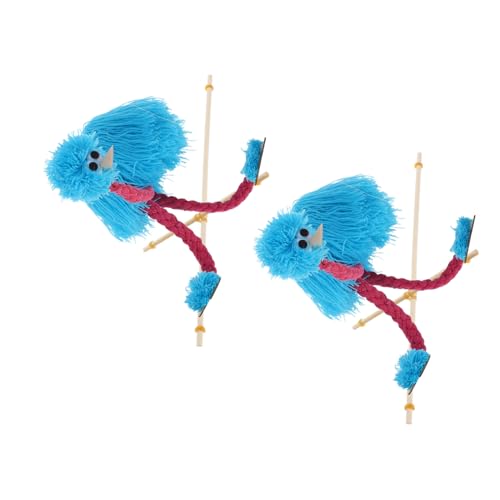 UPKOCH 2 Stück Teiliges Plüsch-strauß Marionetten Puppen Fadenspielen Realistische Tierfigur für Kreatives Rollenspiel Edukative Naturentdeckung Weiche Textur für Kinderfestivals und von UPKOCH