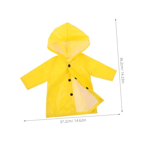 UPKOCH 2 Stück Teiliges Puppen Gelb Leichtes Detailreiches Puppen-regenkleidungs Kuscheltiere Pflegeleichtes Modisches Puppenkleidungs-Accessoire für Rollenspiele UPKOCH 2 Stück Teiliges Puppen Gelb Leichtes Detailreiches Puppen-regenkleidungs Kuscheltiere Pflegeleichtes Modisches Puppenkleidungs-Accessoire für Rollenspiele von UPKOCH