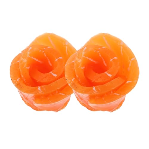 UPKOCH 2 Stück Teiliges Realistische Lachs-scheiben Modell Detailgetreue Künstliche Sushi-deko Vielseitige Japanische Lebensmittel-Requisiten für Küchenvitrine Restaurantdekoration und UPKOCH 2 Stück Teiliges Realistische Lachs-scheiben Modell Detailgetreue Künstliche Sushi-deko Vielseitige Japanische Lebensmittel-Requisiten für Küchenvitrine Restaurantdekoration und von UPKOCH