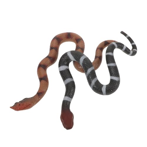 UPKOCH 2 Stück Teiliges Realistisches Schlangenmodell aus Weichem TPR-Gummi Lebensechte Nachbildung für Streiche und Halloween Pädagogisches Reptilien Vogelabwehr und Dekoration UPKOCH 2 Stück Teiliges Realistisches Schlangenmodell aus Weichem TPR-Gummi Lebensechte Nachbildung für Streiche und Halloween Pädagogisches Reptilien Vogelabwehr und Dekoration von UPKOCH