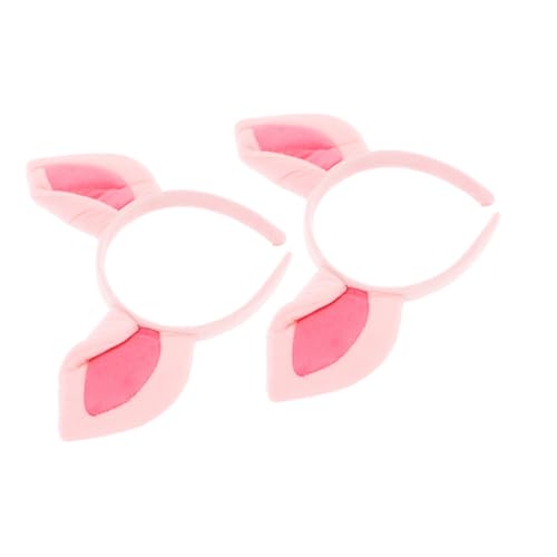 UPKOCH 2stücke Schweineohren-stirnband Aus Plüsch Haarband Mit Tierohren Für Cosplay-zubehör Party-schweineohr-accessoires Für Junge Mädchen Stirnband Für Schweinekostüme von UPKOCH