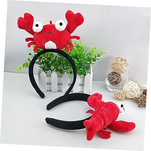UPKOCH 2 Stück Teiliges Set Lobster und Crab Bopper Stirnband aus Plüsch und Kunststoff Weiche Bequeme Kopfbedeckung für Erwachsene für Karneval Party Cosplay und Kostümzubehör UPKOCH 2 Stück Teiliges Set Lobster und Crab Bopper Stirnband aus Plüsch und Kunststoff Weiche Bequeme Kopfbedeckung für Erwachsene für Karneval Party Cosplay und Kostümzubehör von UPKOCH