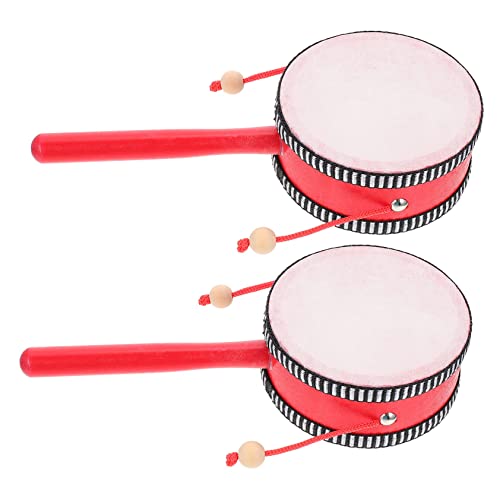 UPKOCH 2 Stück Teiliges Traditionelles Chinesisches Trommel Rasselspielzeug Pädagogisches Handspielzeug für Fördert Musikalische Entwicklung und Hörtraining Lernspielzeug für Kleinkinder UPKOCH 2 Stück Teiliges Traditionelles Chinesisches Trommel Rasselspielzeug Pädagogisches Handspielzeug für Fördert Musikalische Entwicklung und Hörtraining Lernspielzeug für Kleinkinder von UPKOCH