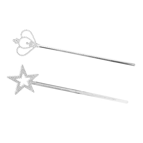 UPKOCH 2 Stück Teiliges Versilberte Zauberstäbe mit Stern Krone Prinzessin Cosplay Sticks Geeignet für Halloween Geburtstagsfeiern Hochzeiten Weihnachten Vielseitige Kostümrequisiten UPKOCH 2 Stück Teiliges Versilberte Zauberstäbe mit Stern Krone Prinzessin Cosplay Sticks Geeignet für Halloween Geburtstagsfeiern Hochzeiten Weihnachten Vielseitige Kostümrequisiten von UPKOCH