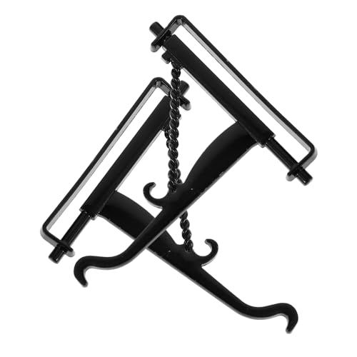 UPKOCH 2 Stück Weihnachts-Puppenhaus-Haken umhängelampe pendelleuchte swor weihnachtadeko bastelzeug Miniatur schwenken Mini-Makramee-Pflanzenaufhänger Mini-Pflanzenhaken Legierung Black von UPKOCH