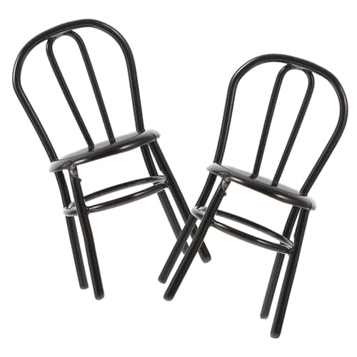 UPKOCH 2 Stück Zarter Mini Stuhl Mikrofonständer Faltbarer Klappstuhl Liegestuhl Liegestuhl Puppenhaus Miniatur Zubehör Puppenmöbel Mini Zubehör Legierung Schwarz UPKOCH 2 Stück Zarter Mini Stuhl Mikrofonständer Faltbarer Klappstuhl Liegestuhl Liegestuhl Puppenhaus Miniatur Zubehör Puppenmöbel Mini Zubehör Legierung Schwarz von UPKOCH