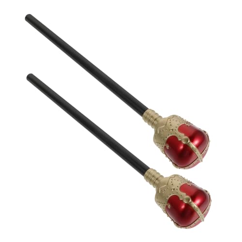 UPKOCH 2 Stück Zauberstab Cosplay Kostüm Chipmunks Für Zepterkönig Kinderzepter König Requisite Könige Spielzepter Für Für Jungen Kunststoff Rot UPKOCH 2 Stück Zauberstab Cosplay Kostüm Chipmunks Für Zepterkönig Kinderzepter König Requisite Könige Spielzepter Für Für Jungen Kunststoff Rot von UPKOCH