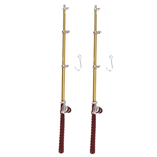 UPKOCH Set Mit 2 Mini-angelruten-spielzeugen Dekoration Fotografie-Requisiten Für Miniaturen UPKOCH Set Mit 2 Mini-angelruten-spielzeugen Dekoration Fotografie-Requisiten Für Miniaturen von UPKOCH