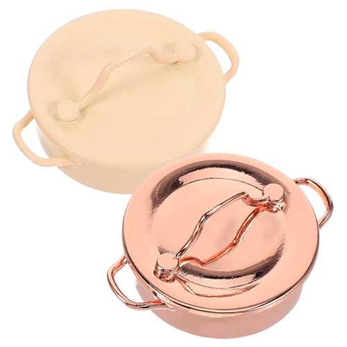 UPKOCH 2 Stücke Ornamente Simulation Töpfe Miniatur Topf Miniatur Topf Legierung Puppenhaus UPKOCH 2 Stücke Ornamente Simulation Töpfe Miniatur Topf Miniatur Topf Legierung Puppenhaus von UPKOCH