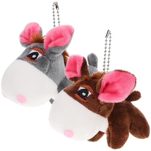 UPKOCH 2 Stücke Plüsch Esel Charme Schlüsselanhänger Stofftier Für Rucksack Dekorationen Schultasche Hängen UPKOCH 2 Stücke Plüsch Esel Charme Schlüsselanhänger Stofftier Für Rucksack Dekorationen Schultasche Hängen von UPKOCH