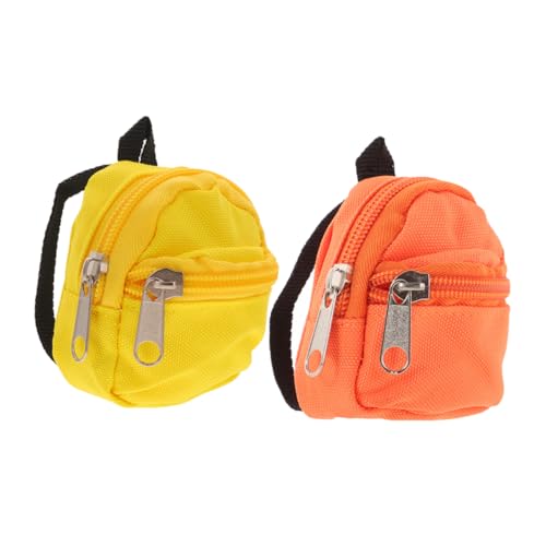 UPKOCH 2stücke Miniatur Puppenrucksack Niedlicher Rucksack Für Puppen Zipper Design Als Spielzeug Und Dekoration Für Puppenhäuser Für Kreative Rollenspiele UPKOCH 2stücke Miniatur Puppenrucksack Niedlicher Rucksack Für Puppen Zipper Design Als Spielzeug Und Dekoration Für Puppenhäuser Für Kreative Rollenspiele von UPKOCH