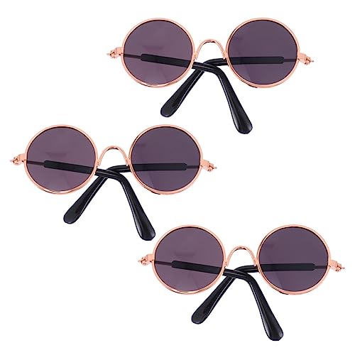 UPKOCH 2 Stücke Sonnenbrille Winzige Kleine Miniatur Puppe Brillen Schwarz Eisen Legierung UPKOCH 2 Stücke Sonnenbrille Winzige Kleine Miniatur Puppe Brillen Schwarz Eisen Legierung von UPKOCH