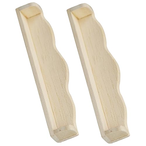 UPKOCH 2 Stücke Wand Decals Puppe Wand Regal Rack Regal Holz Lagerung Regale von UPKOCH