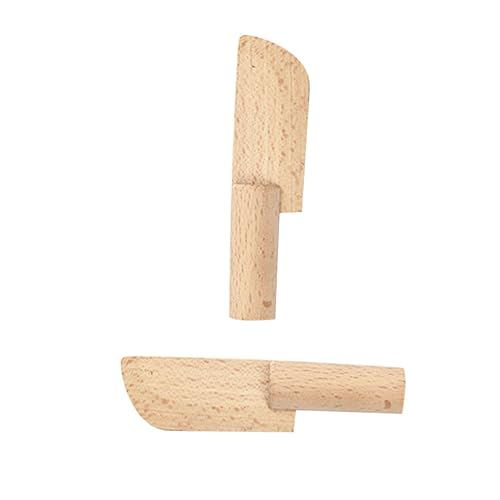 UPKOCH Interaktives Küchenspielzeug Für Kinder 2-teiliges Küchenspielzeug Aus Holz Kochset-Spielzeug Für Kinder Spielzeug Für Die Küchenspüle Sicher Und Unterhaltsam von UPKOCH