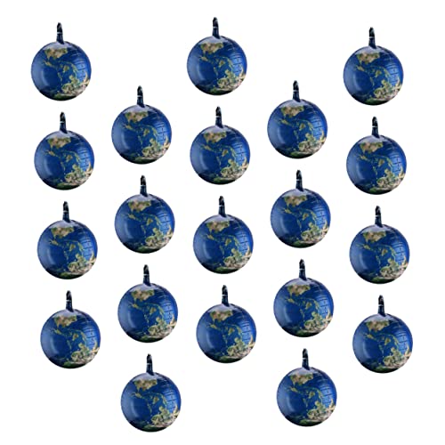 UPKOCH 20 Erde Aluminiumfolienballon Blase zylindrische Dekoration -Ballon dekoration produkt dekoration Diffusor Becher Luftballons mit Weltraummotiven Science-Fiction-Ballons Blue von UPKOCH