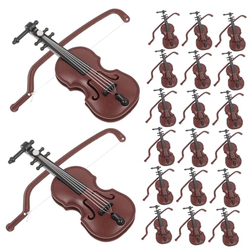 UPKOCH 20 Sätze Miniatur Geigen Holzoptik Dekorations Modelle für Weihnachten Hochzeiten und Heimdekoration Kreative Accessoires für Weinregal und Weihnachtsbaum UPKOCH 20 Sätze Miniatur Geigen Holzoptik Dekorations Modelle für Weihnachten Hochzeiten und Heimdekoration Kreative Accessoires für Weinregal und Weihnachtsbaum von UPKOCH