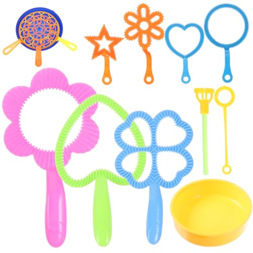 UPKOCH 20 Stück Blasen-Werkzeug-Set Blasenbläser Für Hersteller Von Sommerblasen Ballonpumpe Schaumbad Schwimmbad Outdoor-blasenstäbe Bubble-Maker-tablett Plastik von UPKOCH