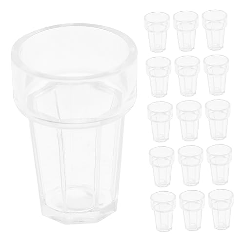 UPKOCH 20 Stück Cup-Modelle Miniatures mikrolandschaft Miniaturdekorationsbecher Miniaturhauszubehör Miniaturmodell Teich Puppenhaus Container Wasser- Mini- Miniaturen Tassen Abs von UPKOCH