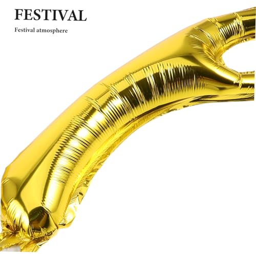 UPKOCH 20 Stück Goldene Rentier-horn Luftballons aus Aluminiumfolie Kreative Tier-motiv-deko für Weihnachts Kindergeburtstagsfeiern Aufblasbare Party-accessoires für Festliche Fotoideen von UPKOCH