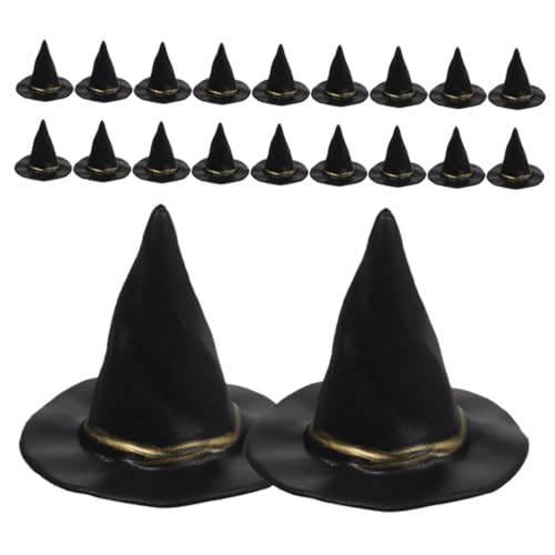 UPKOCH 20 Stück Hexen Hut deko Minihüte zum Basteln kleiner Hexenhut Halloween-Miniaturen zum Basteln Halloween-Hüte Zaubererhut Mini-Hüte Mini-Puppenhauszubehör Plastik Schwarz UPKOCH 20 Stück Hexen Hut deko Minihüte zum Basteln kleiner Hexenhut Halloween-Miniaturen zum Basteln Halloween-Hüte Zaubererhut Mini-Hüte Mini-Puppenhauszubehör Plastik Schwarz von UPKOCH